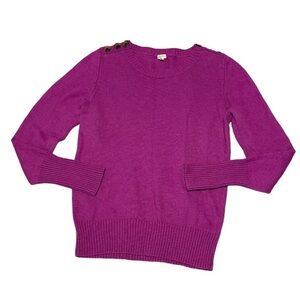 J Crew sweater/ Purple/ J Crew sweater/Size  M